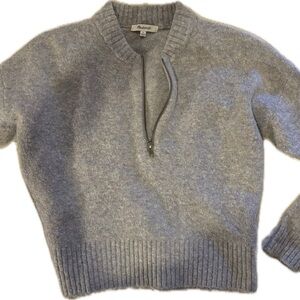 Madewell Gray Crew Neck Sweater